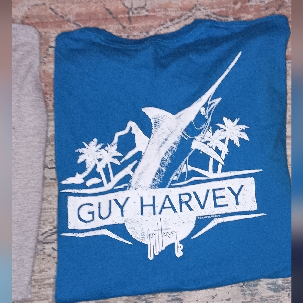 Guy Harvey By AFTCO Men's Fishing T-shirts X-Large - Picture 8 of 10